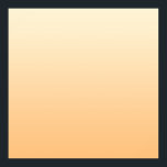 Poster Gradiente de Cor Amarelo e Pêssego<br><div class="desc">Gradiente amarelo e pêssego.</div>