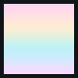 Poster Gradiente de cor do Pastel<br><div class="desc">Cores mbre pálidas e coloridas.</div>