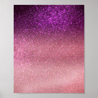 Gradiente de Mão Brilhante Rosa Tripla Violeta