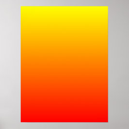 Póster Gradiente Ensolarado