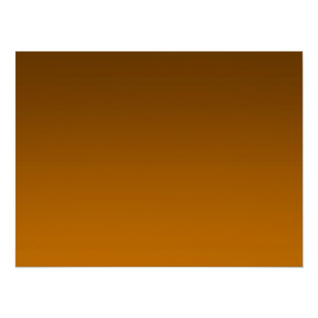 Póster Gradiente Laranja - claro ao profundo | Fundo de H (Frente)