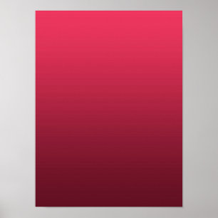 Poster Gradiente Magenta - profundo a claro Modos Sazon