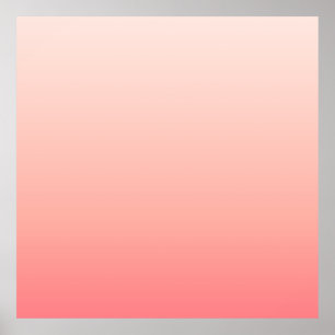 Poster Gradiente rosa pálido e pêssego