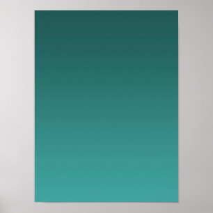 Poster Gradiente Verde - claro a profundo Fundo de Humo