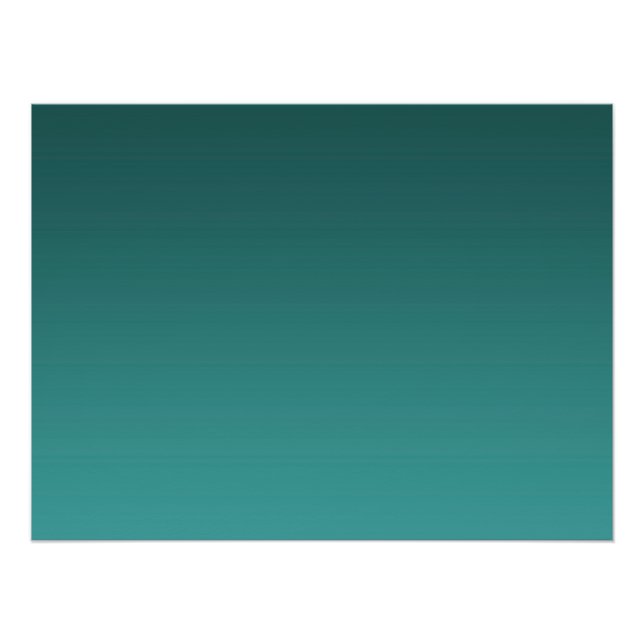 Póster Gradiente Verde - claro a profundo | Fundo de Humo (Frente)