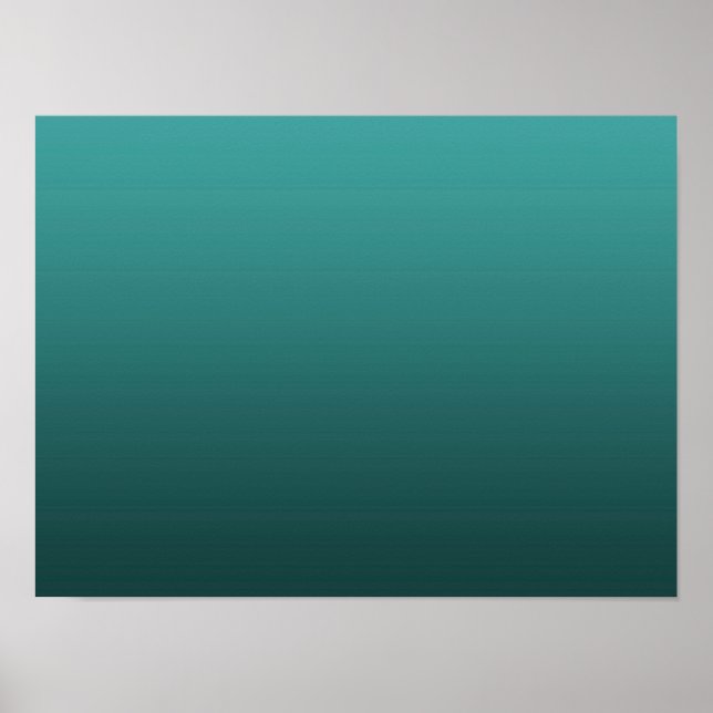 Poster Gradiente Verde - escuro a claro | Fundo de Humor  (Frente)