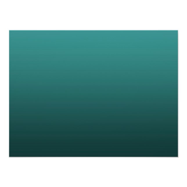 Póster Gradiente Verde - escuro a claro | Fundo de Humor  (Frente)