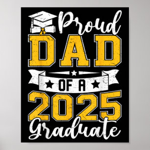 Poster Graduação 2025 Pai Orgulhoso De Um Formando Cl De