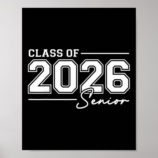 Poster Graduação 2026 Cl De 2026 Senior 2026  (Frente)