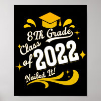 Graduação 8.a classe de 2022 com pregos