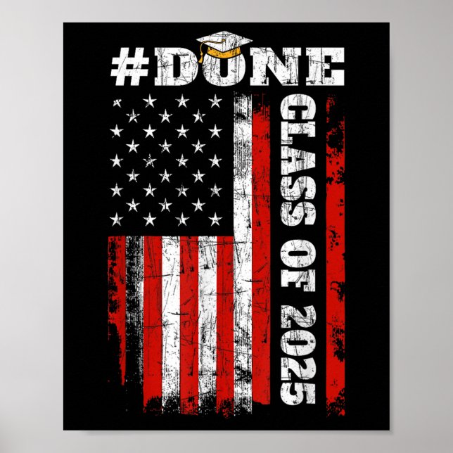 Poster Graduação Da Camisa Design_ Feito Cl De 2025 Com U (Frente)