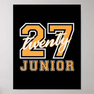 Poster Graduação Da Classe Júnior 2027 De Volta À Escola
