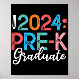 Poster Graduação Da Pré-Escola Do formando 2024 Último Di