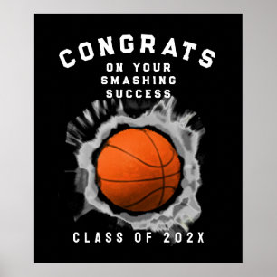 Poster Graduação de basquete