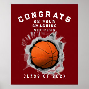 Poster Graduação de basquete