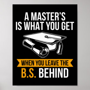Poster Graduação de Graduação de Mestrados Mba Graduação