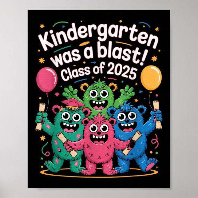 Poster Graduação De Jardim De Infância Cl De 2025 Formand (Frente)
