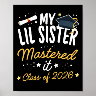 Poster Graduação de Mestrado Minha Irmãzinha Dominou Cl D