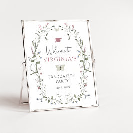 Poster Graduação de Pastel Wildflower