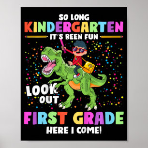 Poster Graduação Do Longo Jardim De Infância Cl 2023 Dino