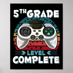 Poster Graduação Graduada Grau Graduação Grau 5 Gamer Nív