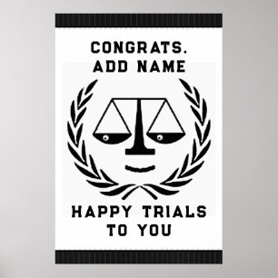 Poster Graduação na Faculdade de Direito do Advogado