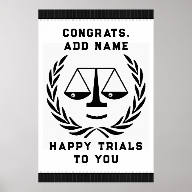 Poster Graduação na Faculdade de Direito do Advogado (Frente)