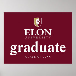 Poster Graduação na Universidade Elon