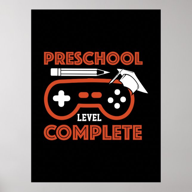 Poster Graduação | Nível de pré-escola completo (Frente)