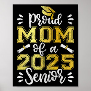 Poster Graduação Orgulhosa Mãe De Uma Camisa De Mais velh