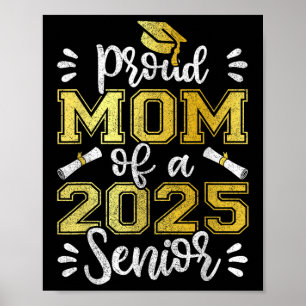 Poster Graduação Orgulhosa Mãe De Uma Camisa De Mais velh