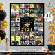 Poster Graduação Parabéns 42 Colagem de Fotos Dourada (Criador carregado)