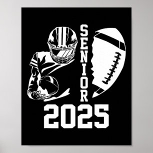 Poster Graduado Senior Cl De 2025 Graduação Futebol Ameri