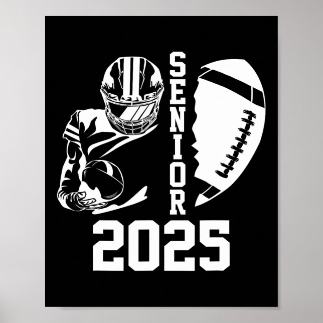 Poster Graduado Senior Cl De 2025 Graduação Futebol Ameri (Frente)