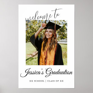 Poster Graduation Party Photo Welcome 