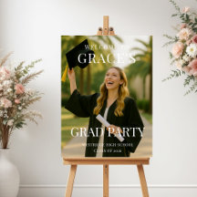 Graduation Party Photo Welcome