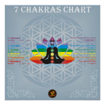 gráfico 7 chakras