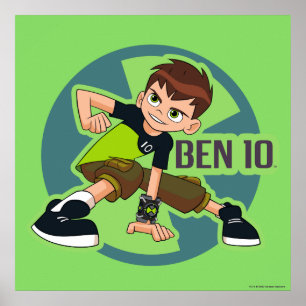 Poster Gráfico Ben Tennyson Omnitrix