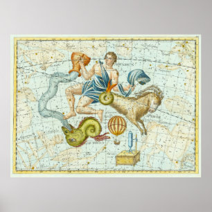 Poster Gráfico das Estrelas (1801)