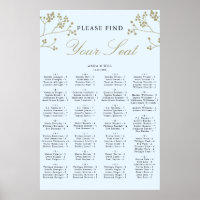 Gráfico de Assentos Alfabéticos do Casamento no in