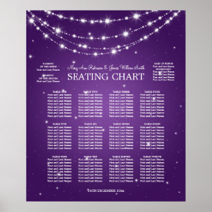 Poster Gráfico de Assentos de Casamento Corrente Espumant