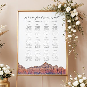 Poster Gráfico de Assentos de Casamento da Silhueta Pinta