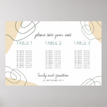 Gráfico de assentos de Casamento Pequeno do Script