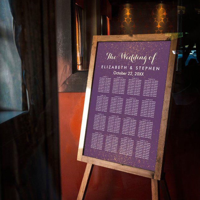 Póster Gráfico de Assentos de Casamentos de Invólucro com (Criador carregado)