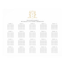 Gráfico de assentos de mesa 20 da Coroa Dourada