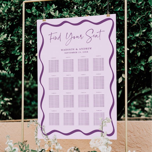 Poster Gráfico de Assentos de Mesa Moderno com Moldura On (Criador carregado)