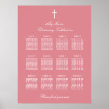 Gráfico de Assentos de Mesa rosa 12