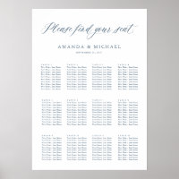 Gráfico de Assentos Modernos Simples e Elegante