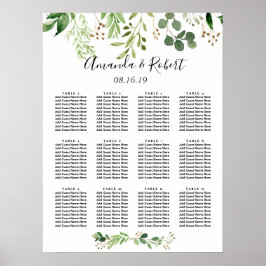 Poster Gráfico de Assentos Selvagem de Verão