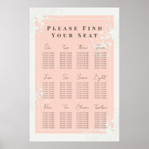 Gráfico de Bancos Elegantes de Filigres de Coral e